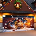 thumbnail image 6 of Christmas Garage Door Cover Decorations Large Garage Cover Holiday Decorative Door Banner Santa Claus Backdrop for Xmas Indoor Outdoor Decor(7 x 16 ft), 6 of 7