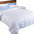 thumbnail image 1 of puredown Down Alternative All Season Comforter Polyester Fabric White Full/Queen, 1 of 1