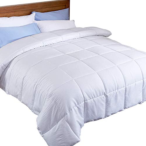 puredown Down Alternative All Season Comforter Polyester Fabric White Full/Queen