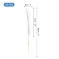 thumbnail image 2 of 16 Packs Faux Pampas Grass 21 Inch Artificial Pampas Grass for Home Decoration, Light Grey, 2 of 6