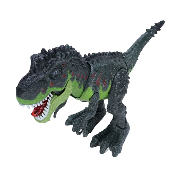 Dinosaur Model, Interactive Walking Electric Dinosaur Toy Sound and Light Plastic for Home School
