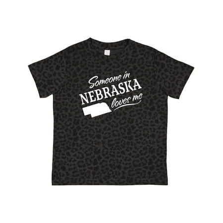 

Inktastic Someone in Nebraska Loves Me Gift Toddler Boy or Toddler Girl T-Shirt