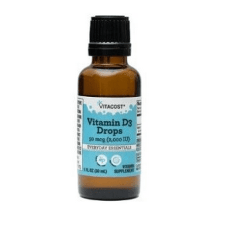 Vitacost Vitamin D3 Drops -- 50 mcg - 1 fl oz