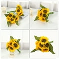 thumbnail image 2 of WRISTBIQUE 1Pack Simulation Flower Bouquet Simulated Sunflower Bouquet Silk Fabric Festival Decorations, 2 of 8