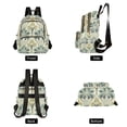 thumbnail image 4 of FORMRS Mini Backpack Purse for Women Travel Daypack Casual Shoulder Bag, Beige Floral Pattern, 4 of 7