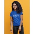 thumbnail image 2 of Needful Things: Eat, Sleep, Code, Programmation Women Royal Blue T-Shirt, Female Small, 2 of 4