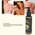 thumbnail image 4 of Tanning Oil, Gentle Lightweight Hydrating Easy To Use Bronzing Tanning Lotion Reduce Sun Damage Moisturizing  For Men For Travel, 4 of 8