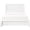 White, variant on Engineered Wood Bed - Queen Size - Bedroom Setup - Subtle Framing Design