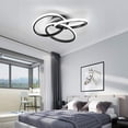 thumbnail image 2 of MONIPA Modern Ceiling Light Black 52cm/30w/Infinite Dimming with Remote Control/US Standard, 2 of 6