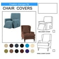 thumbnail image 3 of Amdohai Sofa Covers Wing Chair Elastic Fabric Stretch Couch Slipcover Polyester, 3 of 7