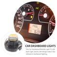 thumbnail image 2 of 10Pcs Indicator Light Bulb T3 LED 3528 SMD Car Cluster Gauges Dashboard Instrument Panel Light Bulb (Yellow), 2 of 6