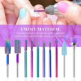 thumbnail image 3 of Juego de brocas para uñas 10 en 1, kit de taladro eléctrico para uñas, limas de carburo de tungsteno de 3/32", juego de manicura y pedicura para uso en salón doméstico, 3 of 5