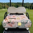 thumbnail image 2 of Whosucclay Keeps Seat Golf Cart Towel Seat Covers for Club Car Golf Cart, Travel-friendly 4 Convenient Pockets Golf Cart Seat Towel, Red Starfish, 2 of 9
