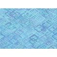 thumbnail image 1 of Ahgly Company Machine Washable Indoor Rectangle Transitional Blue Area Rugs, 6' x 9', 1 of 7