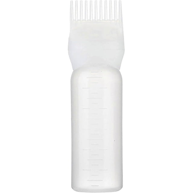 Hair Dye Applicator Bottle with Comb, Graduated Reusable Plastic, LeakProof for Shampoo Mixing