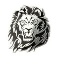 thumbnail image 1 of Etiqueta engomada animal del coche Calcomanías auto de los animales, aleación de aluminio, insignia impermeable del estilo león, 1 of 8