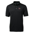 thumbnail image 2 of Men's Cutter & Buck Black Lamar Cardinals Big & Tall Virtue Eco Pique Tile Print Recycled Polo, 2 of 3