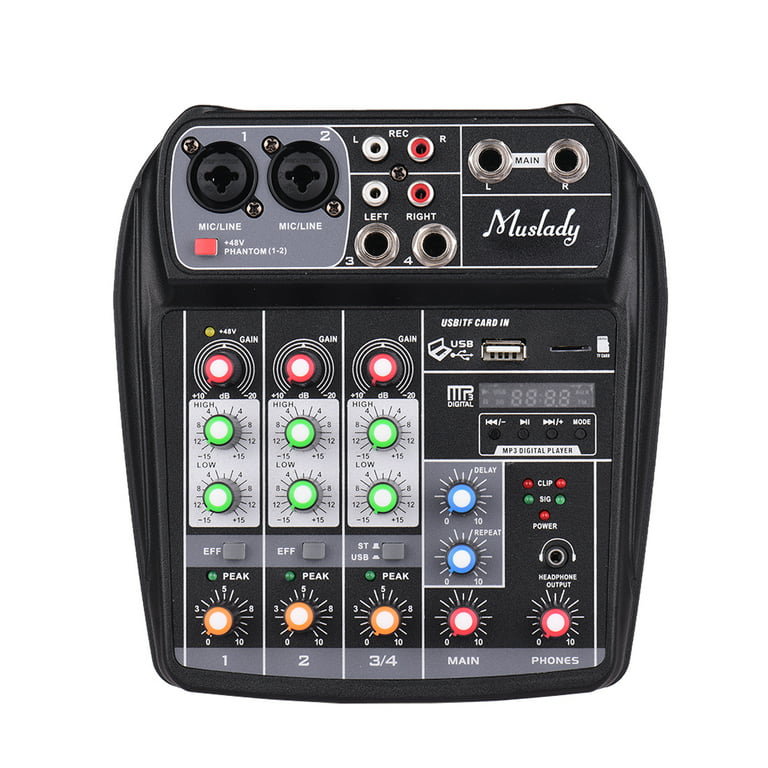  Marshall MXL MM-4000 MiniMixer+ 4-Channel Portable Audio Mixer  : Musical Instruments