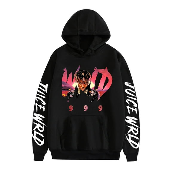 TPUABR Juice Wrld Hoodie 999 New Casual Long Sleeve Pullover Hip Hop Rapper Music Trend Sweatshirt