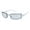 Silver & White, variant on Women's 1022SP Slim Metal UV400 Protective Rectangular Fashion Sunglasses, 51mm