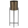 thumbnail image 4 of Mercana Sowerberry Small 9L X 9W X 24H Plant Stand in Black, 4 of 7