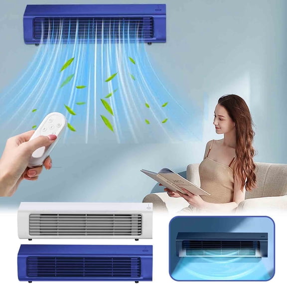 JLFNYA Air Cooler, Wall Mounted Rechargeable Cooling Fan, High Wind Silent Tower Fan for Household Office Desktop, Chill-Well 2.0 portable ac
