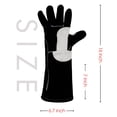 thumbnail image 3 of Guantes de soldadura YESWELDER Leather Forge MIG resistentes al calor, 3 of 8