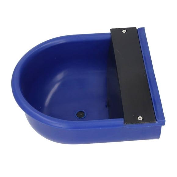 Livestock Water Bowl,ABS Large Capacity Livestock Water Trough Bowl Farm Animal Drinking Water Bowl with Drainage Hole Livestock Waterer for Cattle Sheep Horse