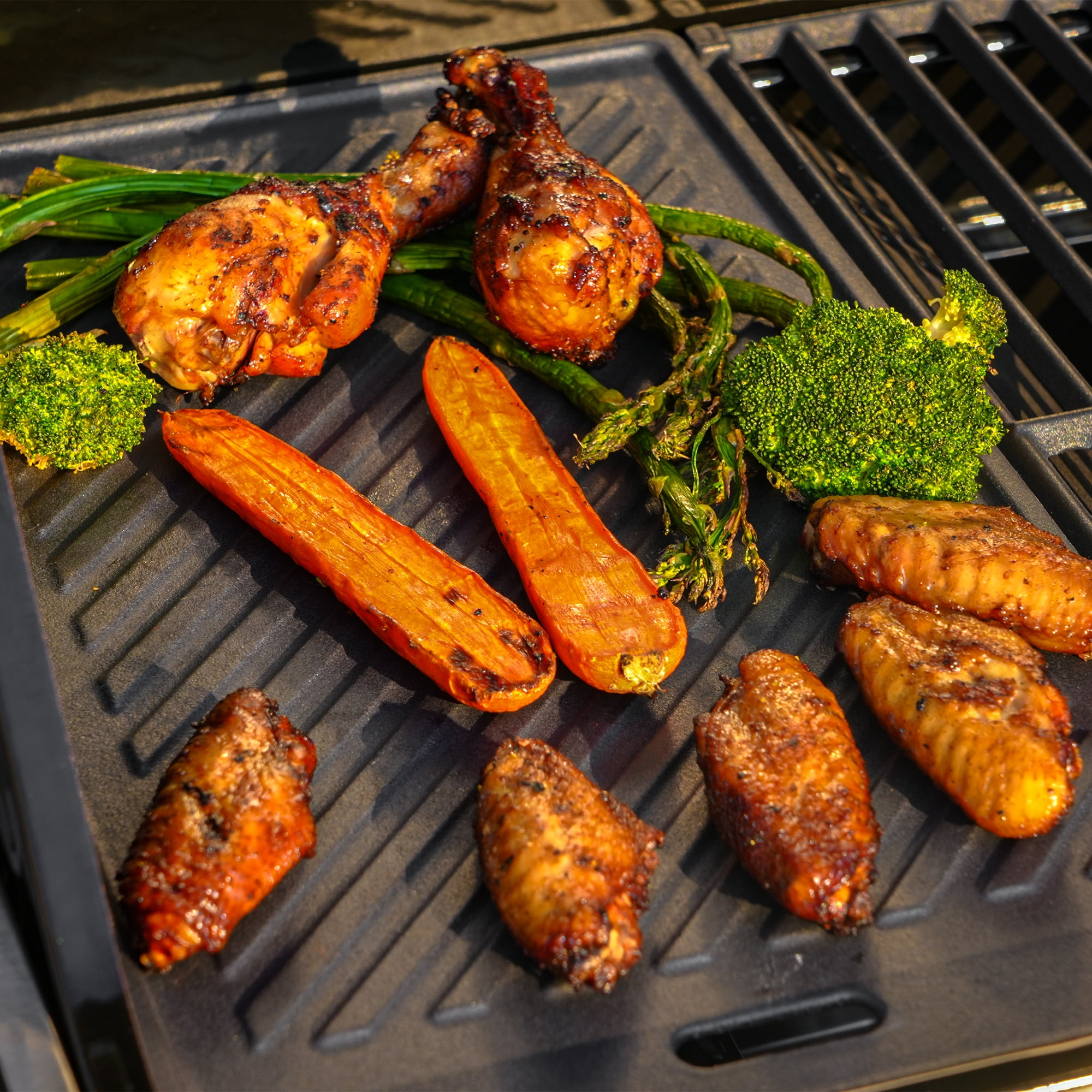 Monument Grills K11 Series Reversible Cast Iron Cooking Plate