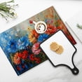thumbnail image 4 of BaHomeck placemats Set of 4 Colorful Flowers In The Meadow Cotton Linen rectangle Placemats for Kitchen Dining Table Indoor,Outdoor,18*12inch, 4 of 4