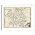 thumbnail image 2 of Art.com Map of Germany Art Print by T. Jeffreys, White Frame Wall Art, 40" x 32", 2 of 5