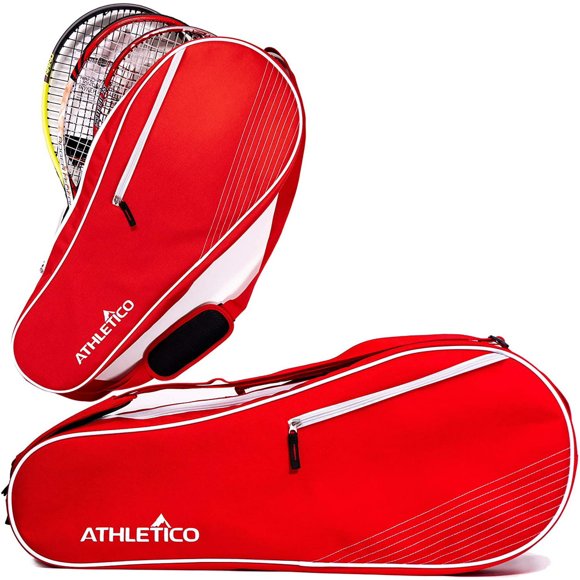 Athletico 3 Racquet Tennis Bag, Padded to Protect Rackets & Lightweight, Professional or Beginner Tennis Players