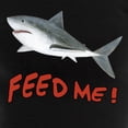 thumbnail image 3 of CafePress - Shark Feed Me Women's Dark Pajamas - Women's Short Sleeve Print T-Shirt and Pants Dark Cotton Pajama Set, 3 of 7