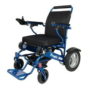 Eagle HD Electric Foldable Travel Wheelchair, Blue - Only 49 pounds!