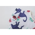 thumbnail image 4 of POPTEM Toddler Girl Dinosaur Shirts Ruffle Sleeve 100% Cotton Tops 4T, 4 of 7