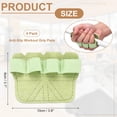 thumbnail image 2 of Uxcell Anti-Slip Workout Grip Pads, Lifting Grips Pads Weight Gloves for Men Women,4 Pack & Cowhide & Lemon Yellow - Fitting for (Weightlifting/Deadlift/Pull-Up/Gym Training/Yoga), 2 of 6