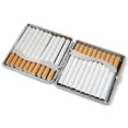 thumbnail image 4 of Pitillera, 1 pitillera para liar cigarrillos en cuero y metal - Capacidad para 20 cigarrillos, 4 of 5