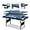Blue(3 in 1), variant on 3-in-1 Multifunctional Game Table with Pool Table, Table Tennis Table and Dining Table, Indoor Game Table for Adults and Children, Folding Pool Table with Complete Accessories, Green
