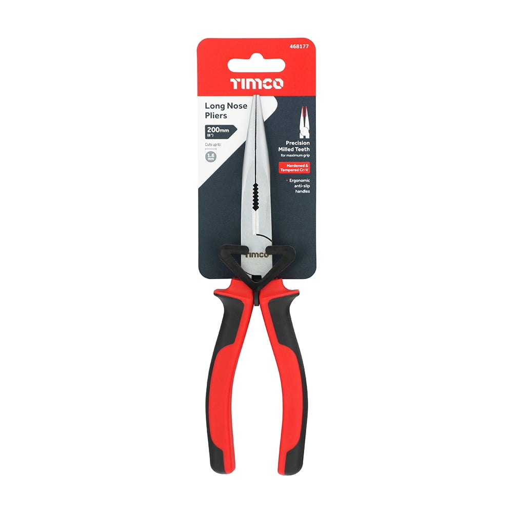 Timco - Long Nose Pliers (Size 8" - 1 Each)