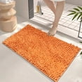 thumbnail image 3 of uhnmki 19x31in Kitchen Mat Bathroom Rugs Light Bath Mats Bathroom Rug Non Slip Bathroom Mat Soft Comfortable Furry Durable Thickened Bathroom Rug Machine Washable For Floor 50x80cm, 3 of 3