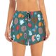 thumbnail image 2 of Balery cute Skull organ Pantalones cortos deportivos para mujer con forro y dos bolsillos, elásticos, para entrenamiento, gimnasio, yoga-XX-Large, 2 of 7