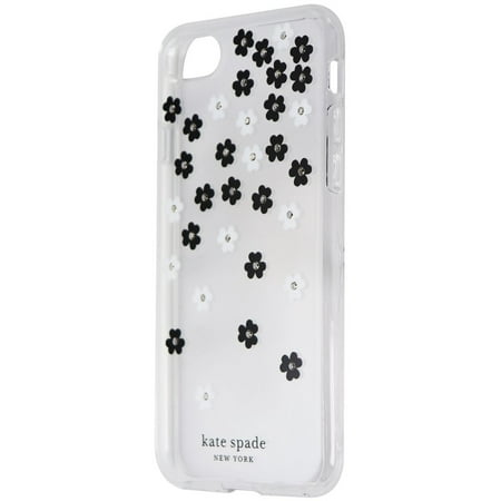 Kate Spade Flexible Hardshell Case for iPhone SE (2nd Gen) and 8/7 - Clear/Flowers