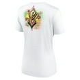thumbnail image 3 of Women's White Charlotte Flair Top Girl Graffiti T-Shirt, 3 of 3