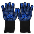 thumbnail image 1 of 1 par de guantes aislantes térmicos para barbacoa, guantes protectores para horno microondas, guantes para horno, 1 of 5