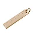 thumbnail image 1 of 6cm Small Copper Ruler Keychain Measuring Tool Festival Birthday Present Stationery Teacher Prize Party, 1 of 4