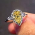 thumbnail image 5 of HOOUN 925 Silver Women Cubic Zirconia Jewelry Ring Wedding Party Rings Gifts Size 6-10-6-#2, 5 of 5