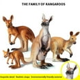 thumbnail image 6 of Ksopiavobs Animal Figures - 4pcs Realistic Kangaroos Action Model - Plastic Wild Animal Learning Party Favors Toys - Educational Forest Farm Toys Birthday Cupcake Topper for Boys Girls Kids Toddlers, 6 of 7