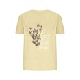 thumbnail image 1 of Camisetas de Verano de Mujer Pequeña Flor Impresa Cuello Redondo Manga Corta Superior, Verano Superior de las Mujeres, 1 of 8
