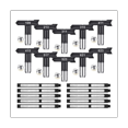 thumbnail image 1 of 10Pcs Spray Tips Airless Paint Sprayer Nozzle Tip and Filter Reversible Spray Tip Paint for Airless Sprayer Accessories, 1 of 7
