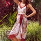 thumbnail image 5 of Traje de baño de una pieza para mujer con falda Vestido de playa de vacaciones Traje de baño retro Ropa de surf Verano - Rojo, 5 of 7